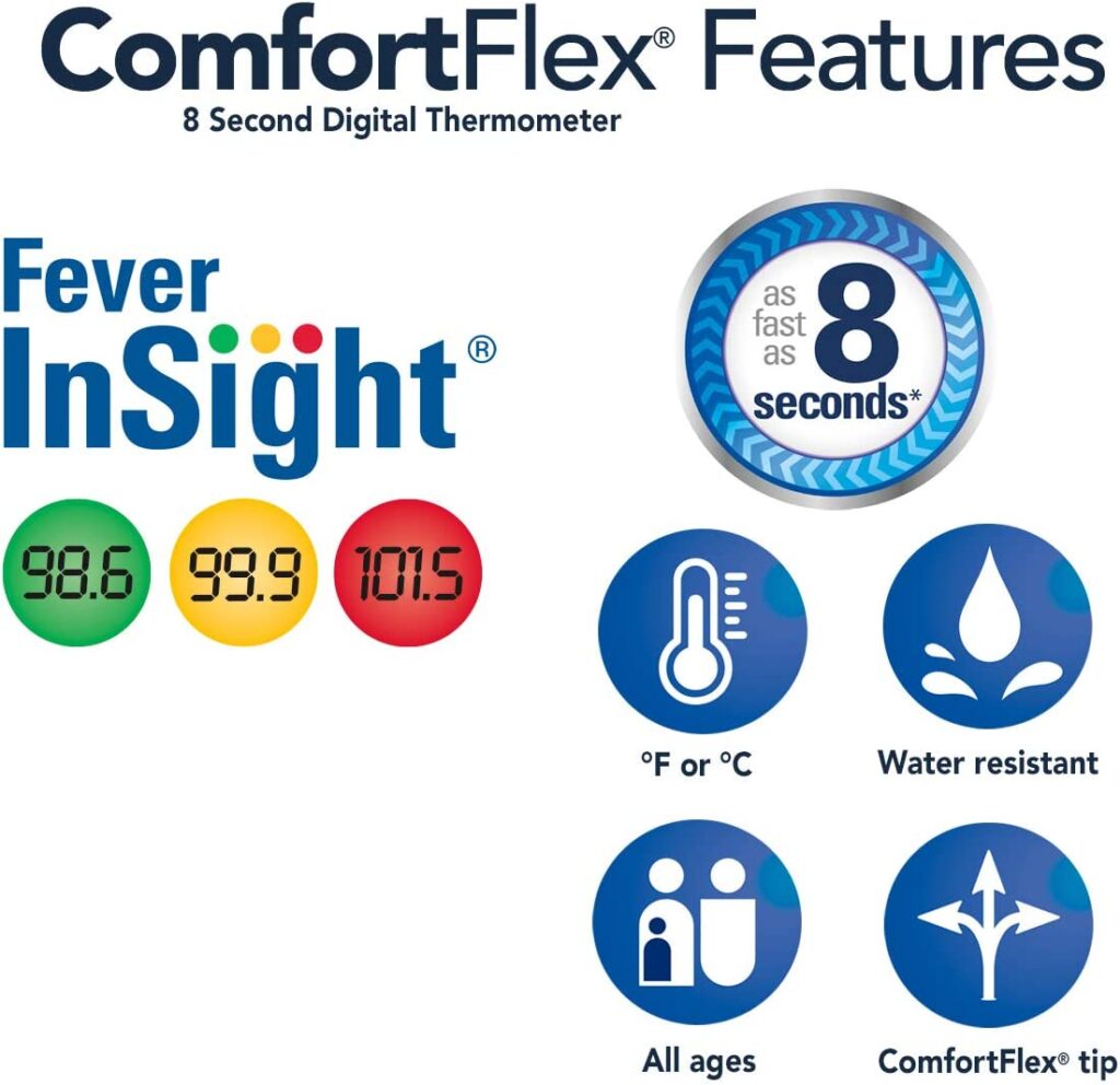 Vicks ComfortFlex Digital Thermometer Baby Birth and Beyond