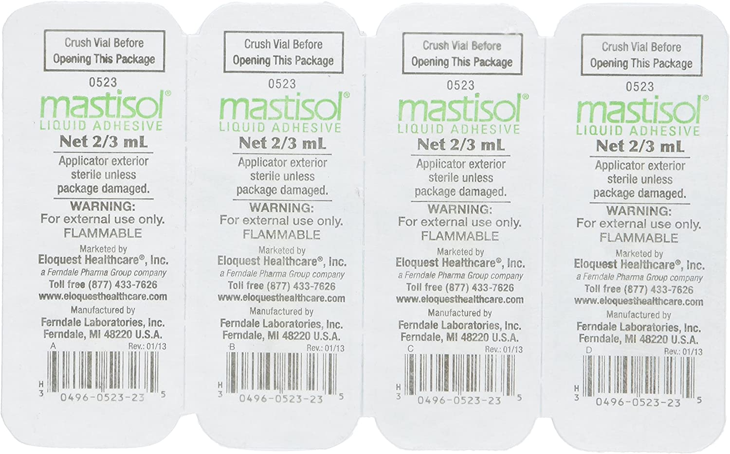 Mastisol Liquid Adhesive for Skin - Medical Monks