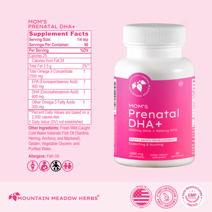 Mountain Meadow Herbs Prenatal DHA+ - Image 2