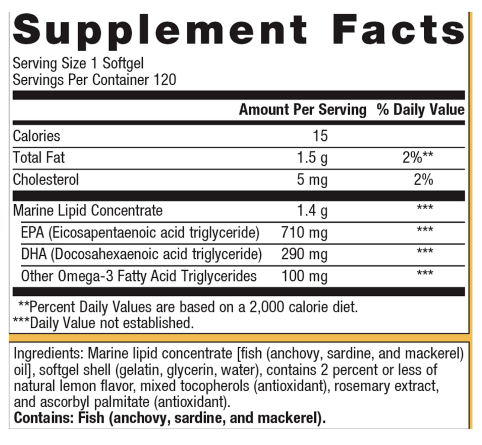 OmegaGenics EPA-DHA 1000 Fish Oil - Image 2